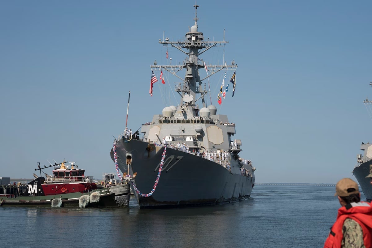 Destructor USS Gravely Navega en Golfo de México; Su Misión, “Drogas Interceptares” y Ayudar A Sellar la Frontera, Dice El Pentácono | El universal