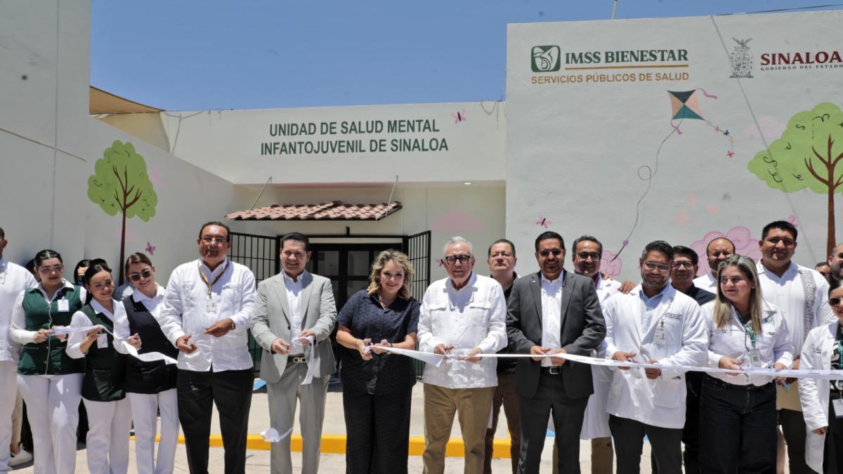Inaugura Gobernador Rocha Moya Primera Unidad de Salud InfantOjuvenil en El Noroeste del País