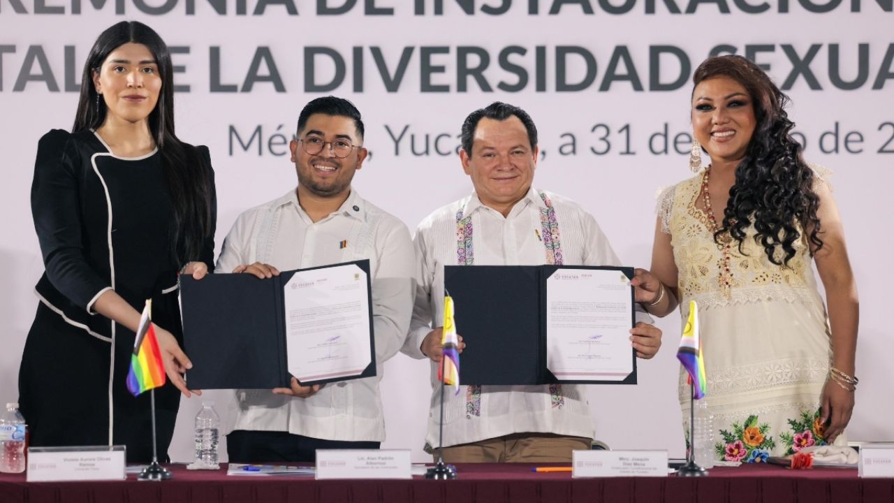 Joaquín Díaz Instala Comité Estatal de la diversidad Sexual, Organismo que contribuye a un saldar la deuda histórica con la población lgbtq+