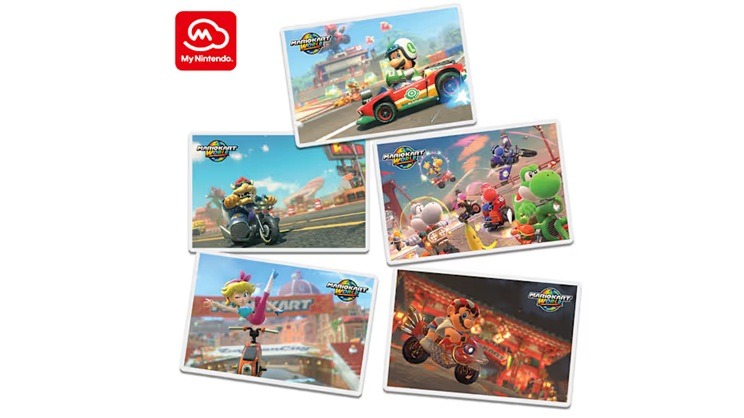 Mi Nintendo Añade Este Set de Postales de Mario Kart World en Su Catálogo Americano