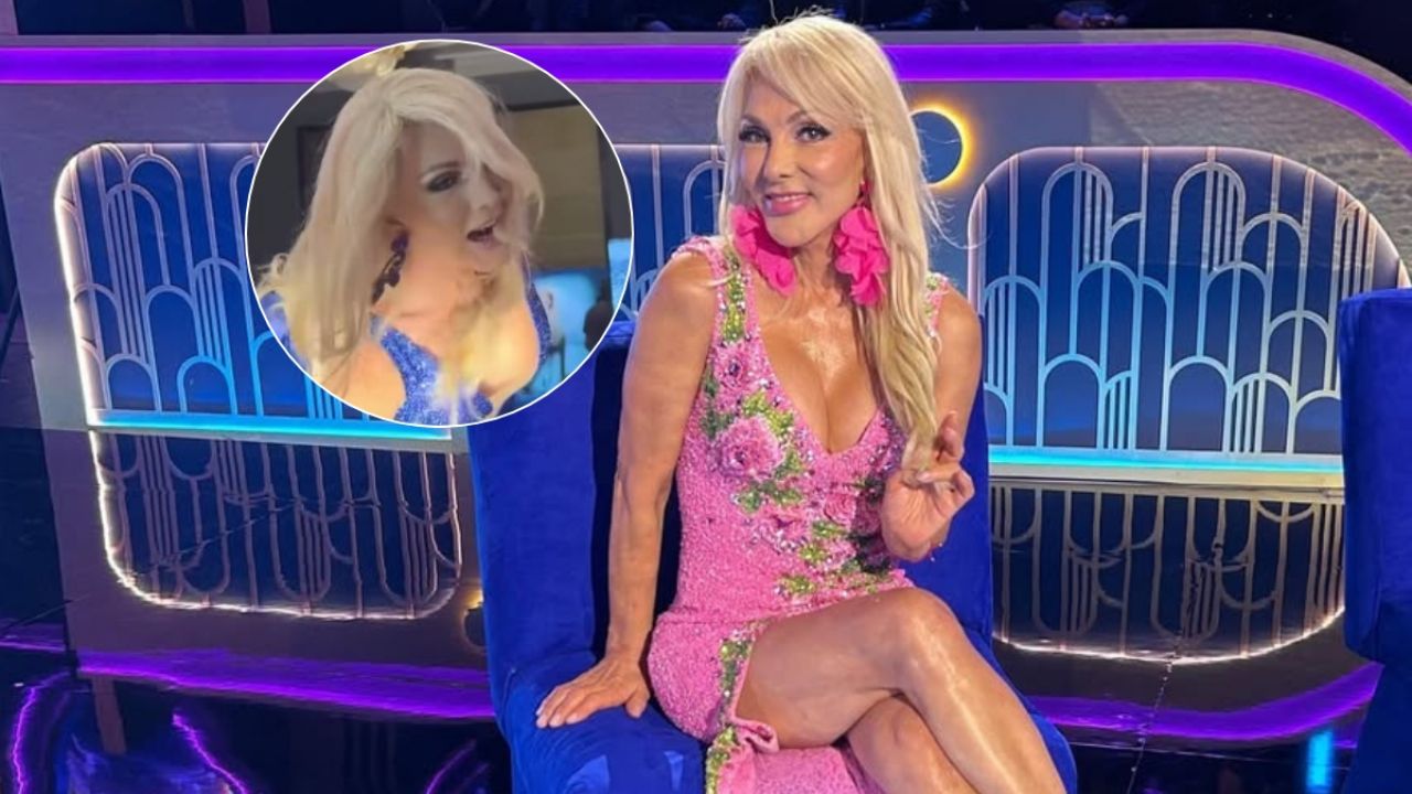Olivia Collins sufre accidente en la pasarela de Mitzy, así fue el incómodo momento | Video
