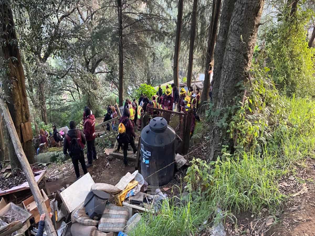 Frenan invasión al suelo de conservación en Magdalena Contreras