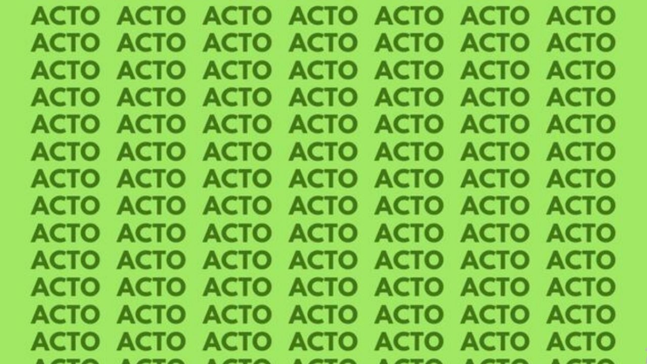 El acertijo visual que desafió a los expertos: encontró la palabra Apto en sólo 5 segundos
