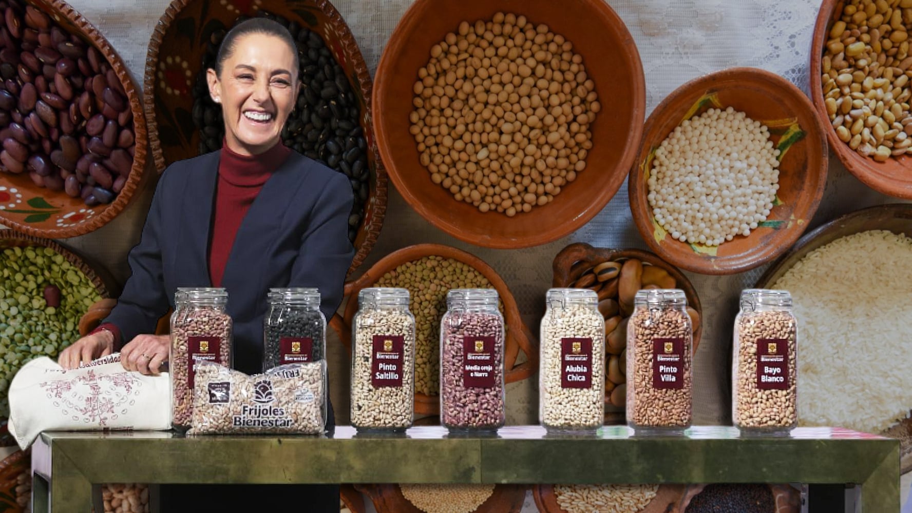 Sheinbaum presenta Frijoles Bienestar: Precio, presentaciones, dónde comprar y beneficios