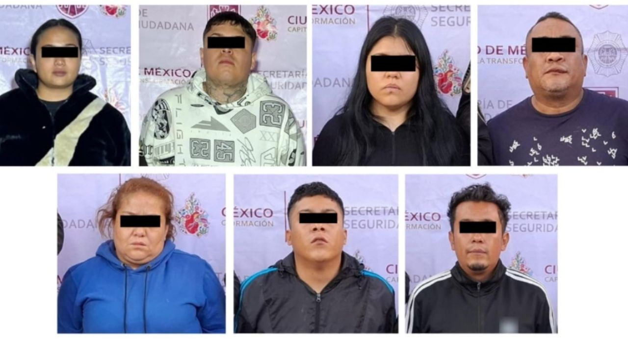 Detienen a tres líderes de grupo criminal dedicado al narcomenudeo en Iztapalapa