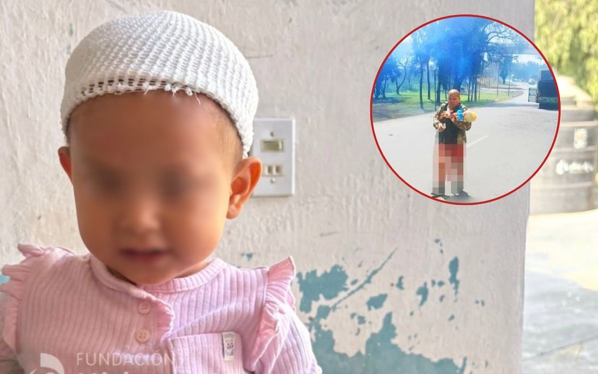 Jazlyn vuelve a México, la menor rescatada por su abuela durante la explosión de pipa de gas en Iztapalapa.