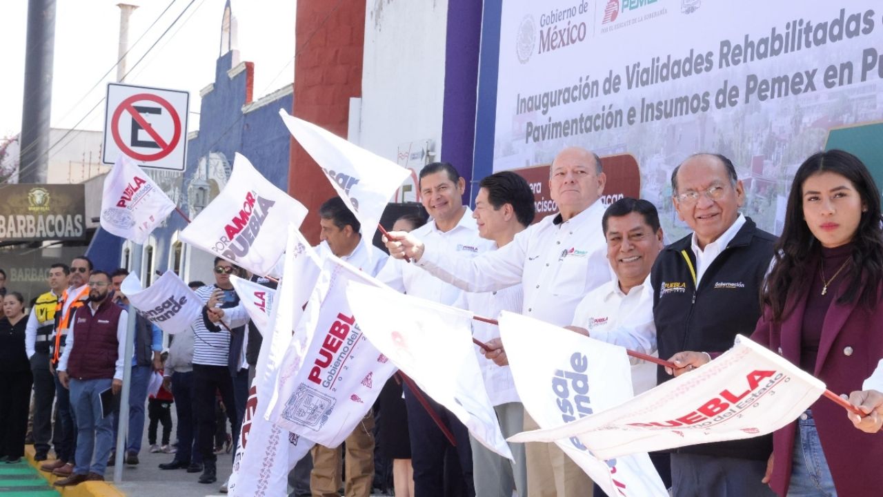 Puebla es premiado por Pemex y superará meta para dignificar más de 5 mil vialidades