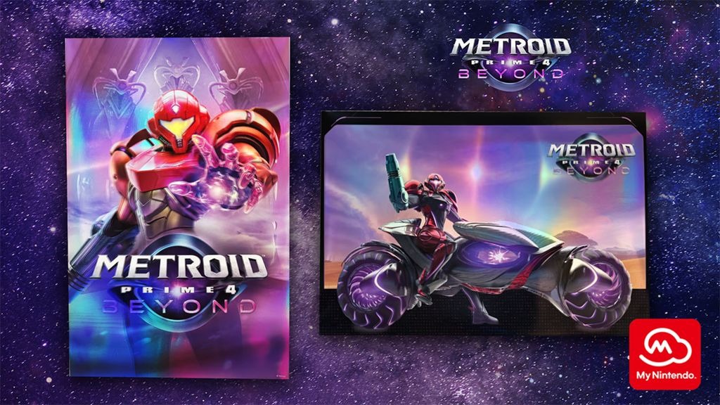 Un nuevo set de pósters holográficos de Metroid Prime 4: Beyond llega a My Nintendo en América