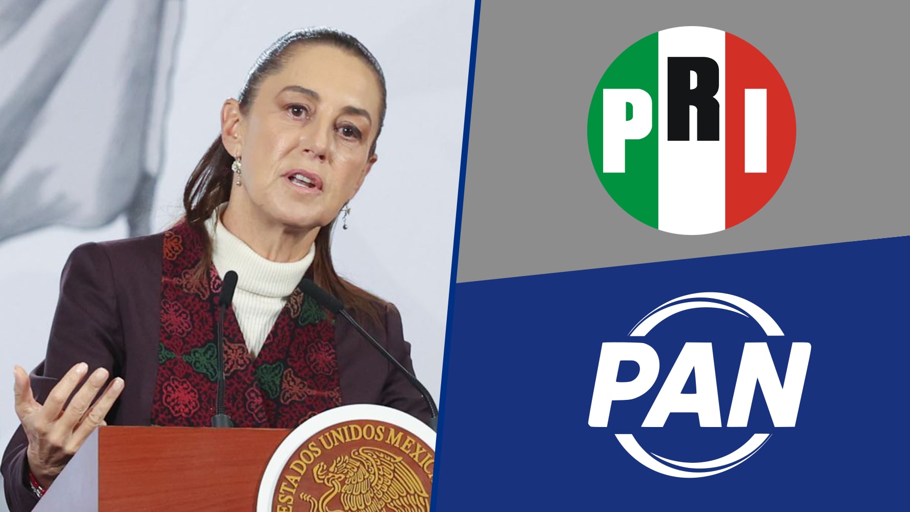 Sheinbaum acusa que oposición pide la intervención de UE en México: ‘No tienen fuerza interna’