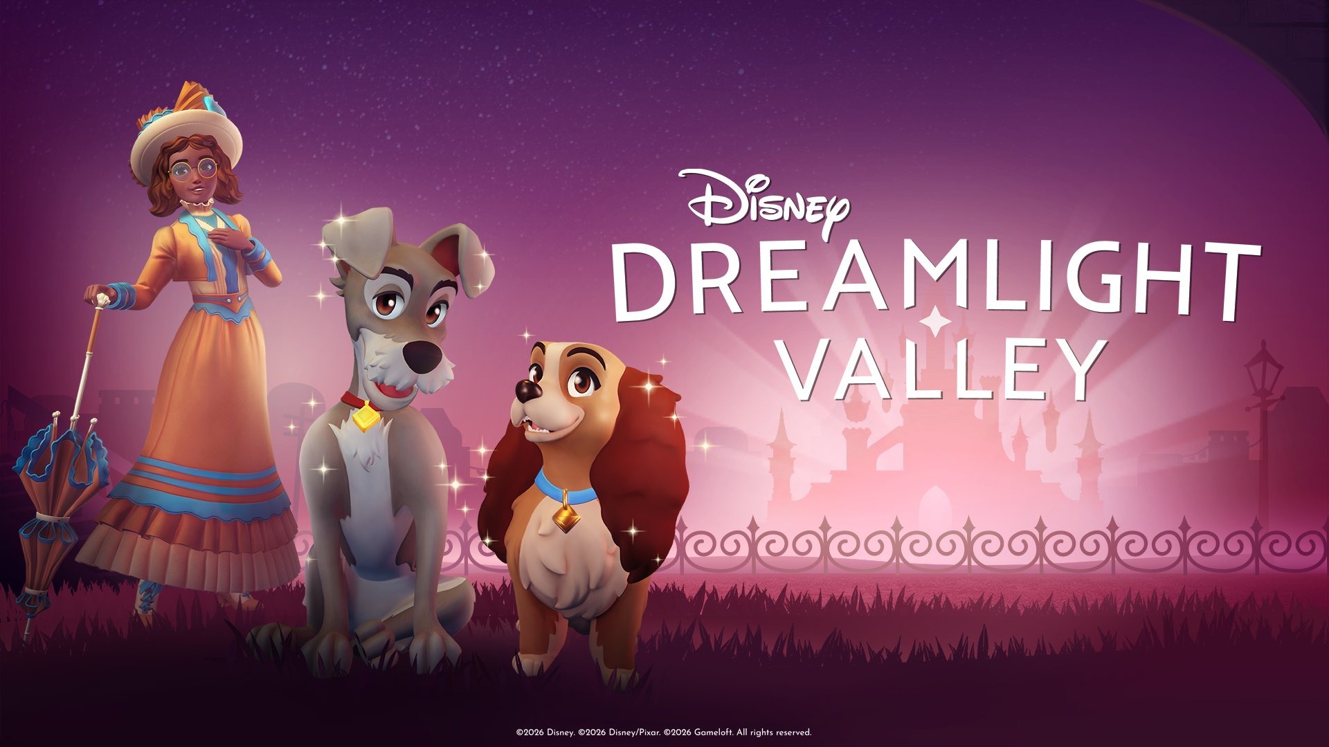 La Dama y el Vagabundo protagonizan las siguientes novedades en Disney Dreamlight Valley