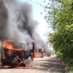 Bloqueos y quema de camiones en Veracruz paralizan la Huasteca; FNLS exige liberación de Higinio Bustos