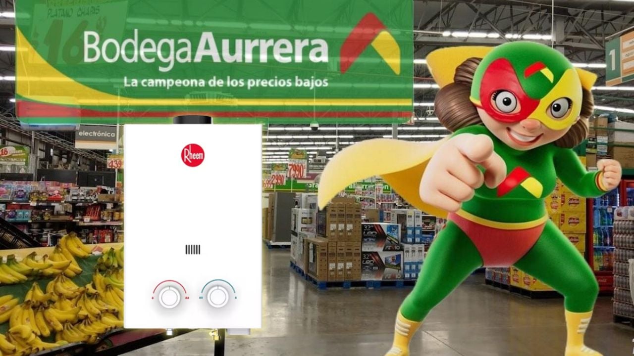 Bodega Aurrera rebaja Boiler calentador de agua Rheem gas LP: con capacidad máxima de 6 litros por minuto