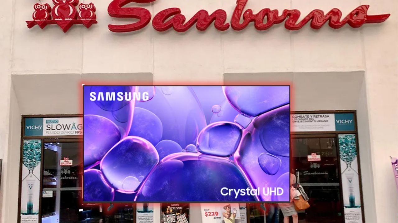Sanborns lanza un precio de regalo pantalla Smart TV Samsung UHD de 75 pulgadas: con procesador Crystal 4K