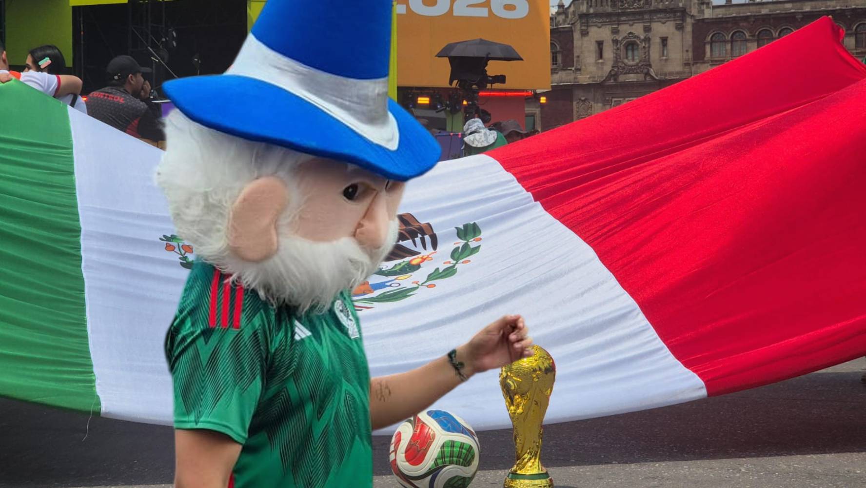 ‘¡Solo es un día!’: Aficionados se van de pinta del trabajo al Fan Fest para ver México vs. Corea